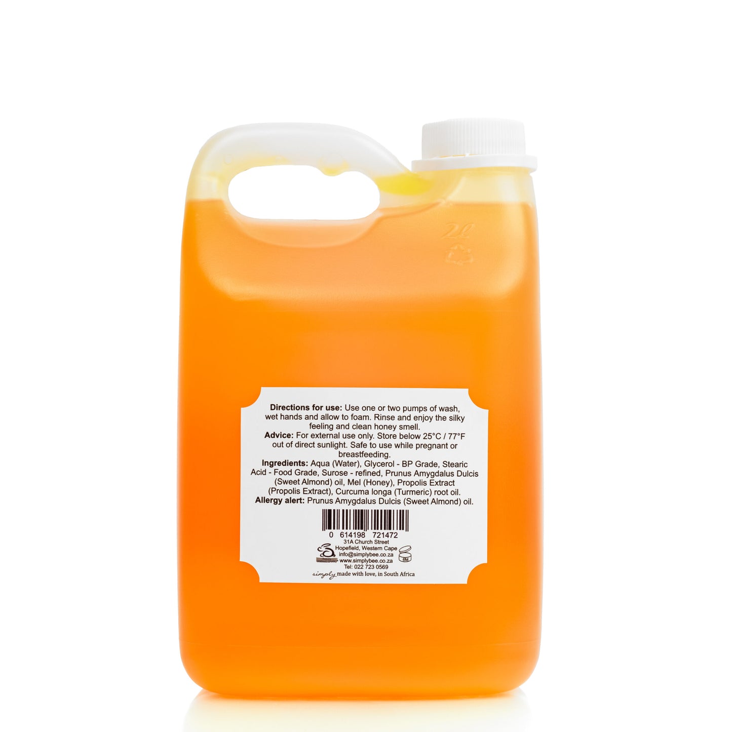 Hand and body wash bulk – 2L