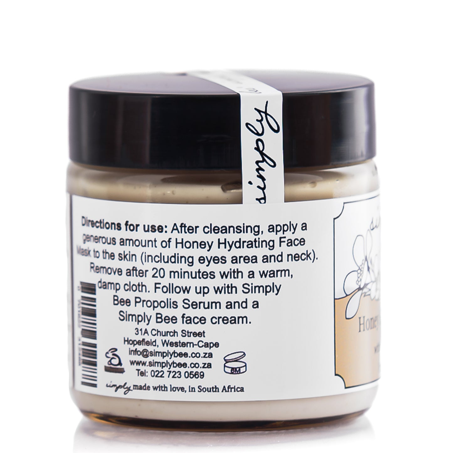 Honey hydrating face mask 100ml