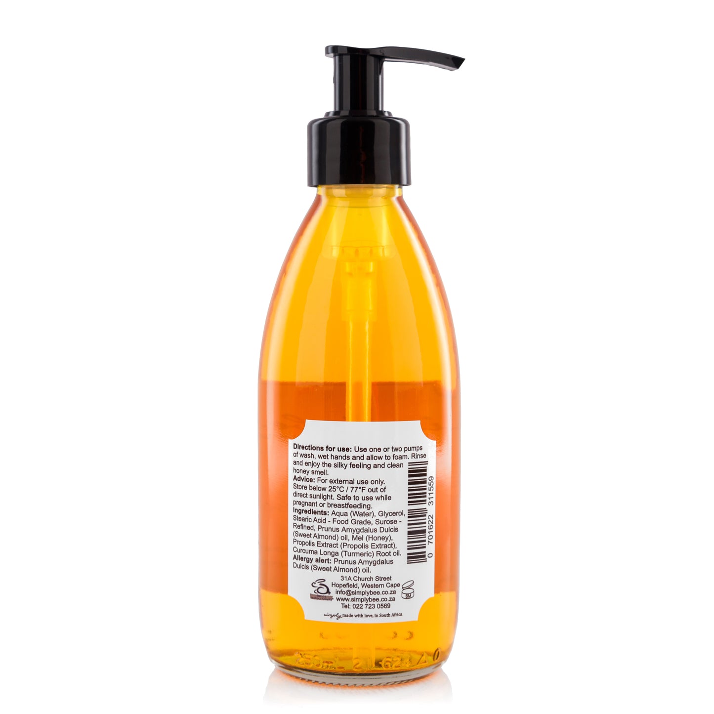 Hand and body wash glass 250ml