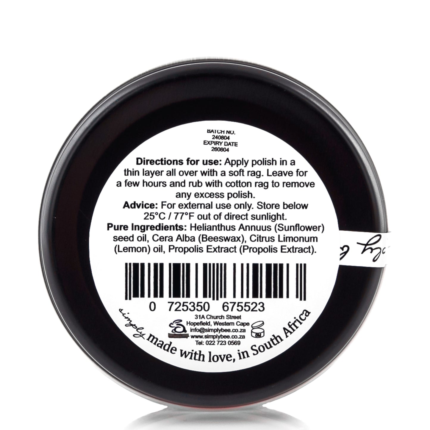 Leather polish 100g