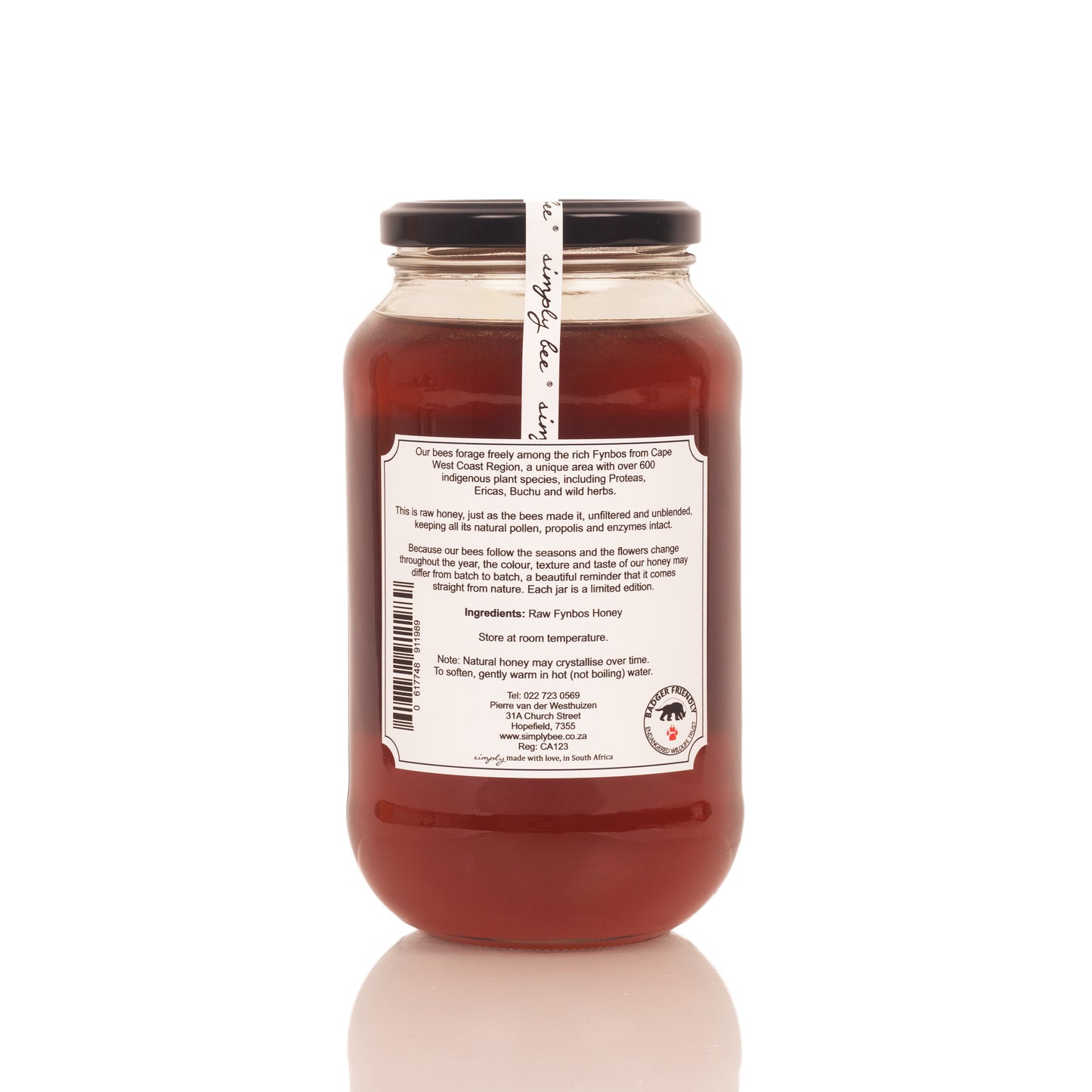 Raw fynbos honey 1kg