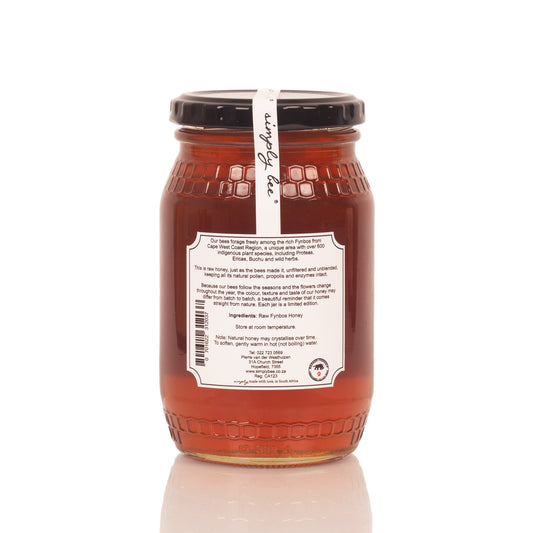 Raw fynbos honey 500g