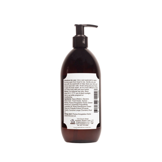 Body wash with lavender & rose 500ml