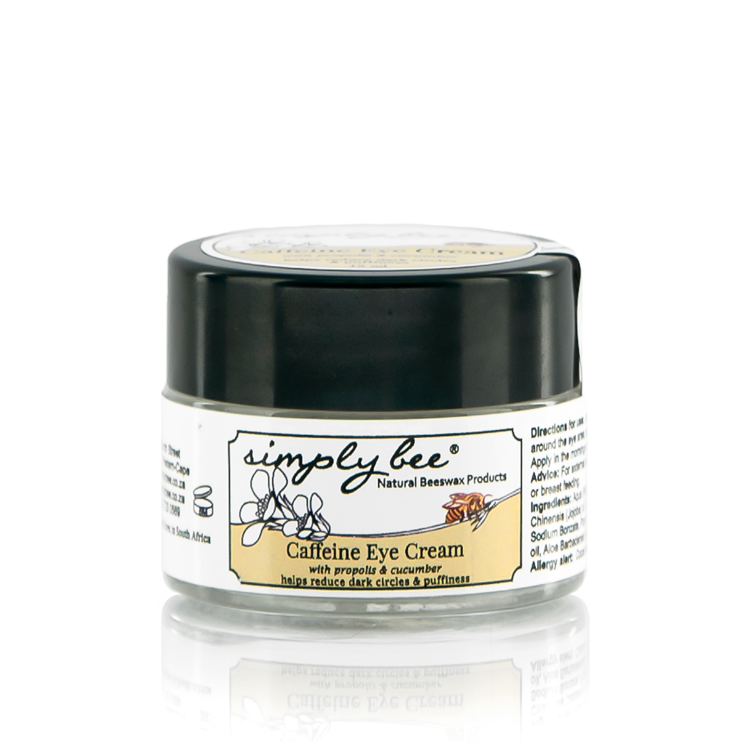 Caffeine Eye Cream 15ml – Simply Bee