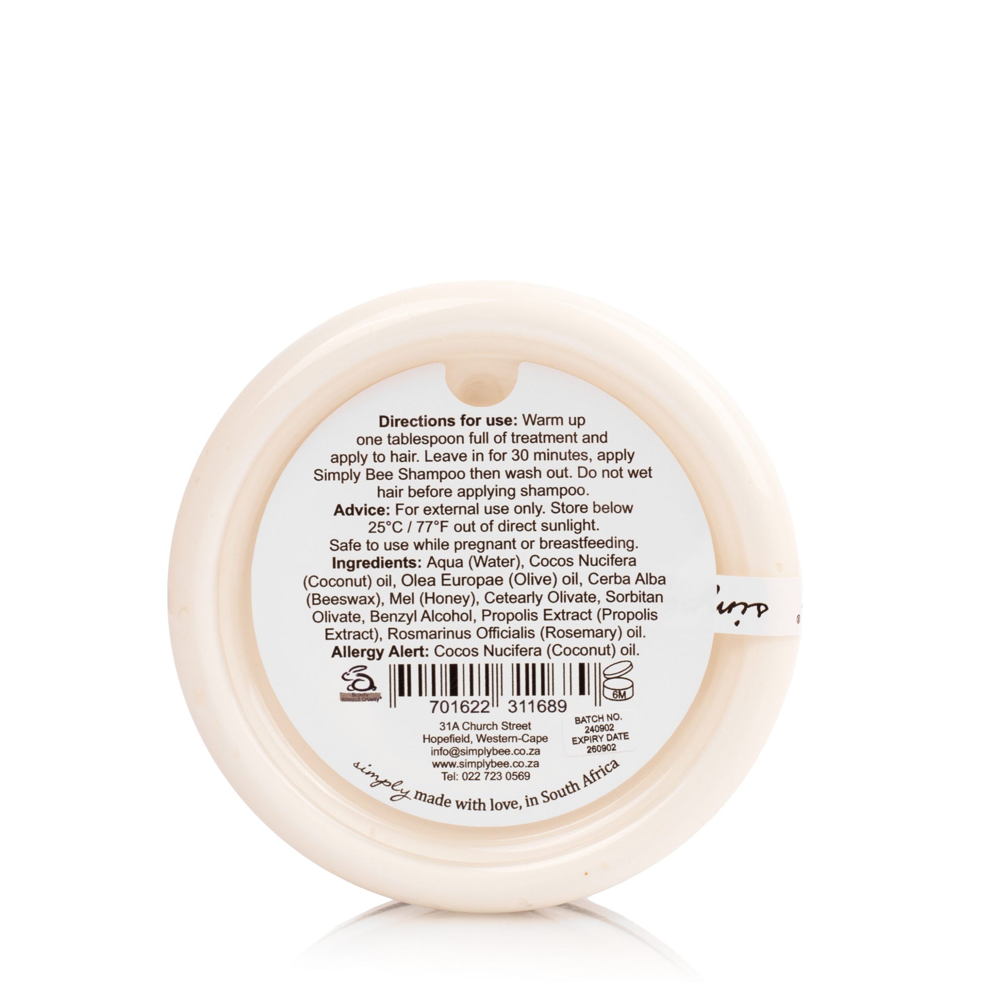 Honey hair treatment 125ml