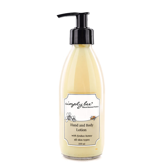 Hand and body lotion glass 250ml