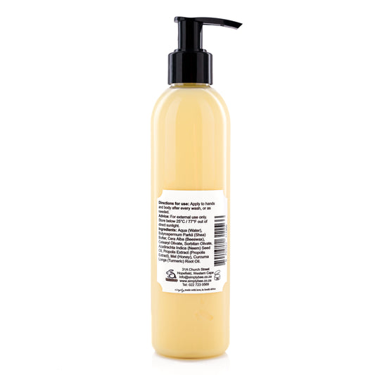 Hand and body lotion plastic 250ml
