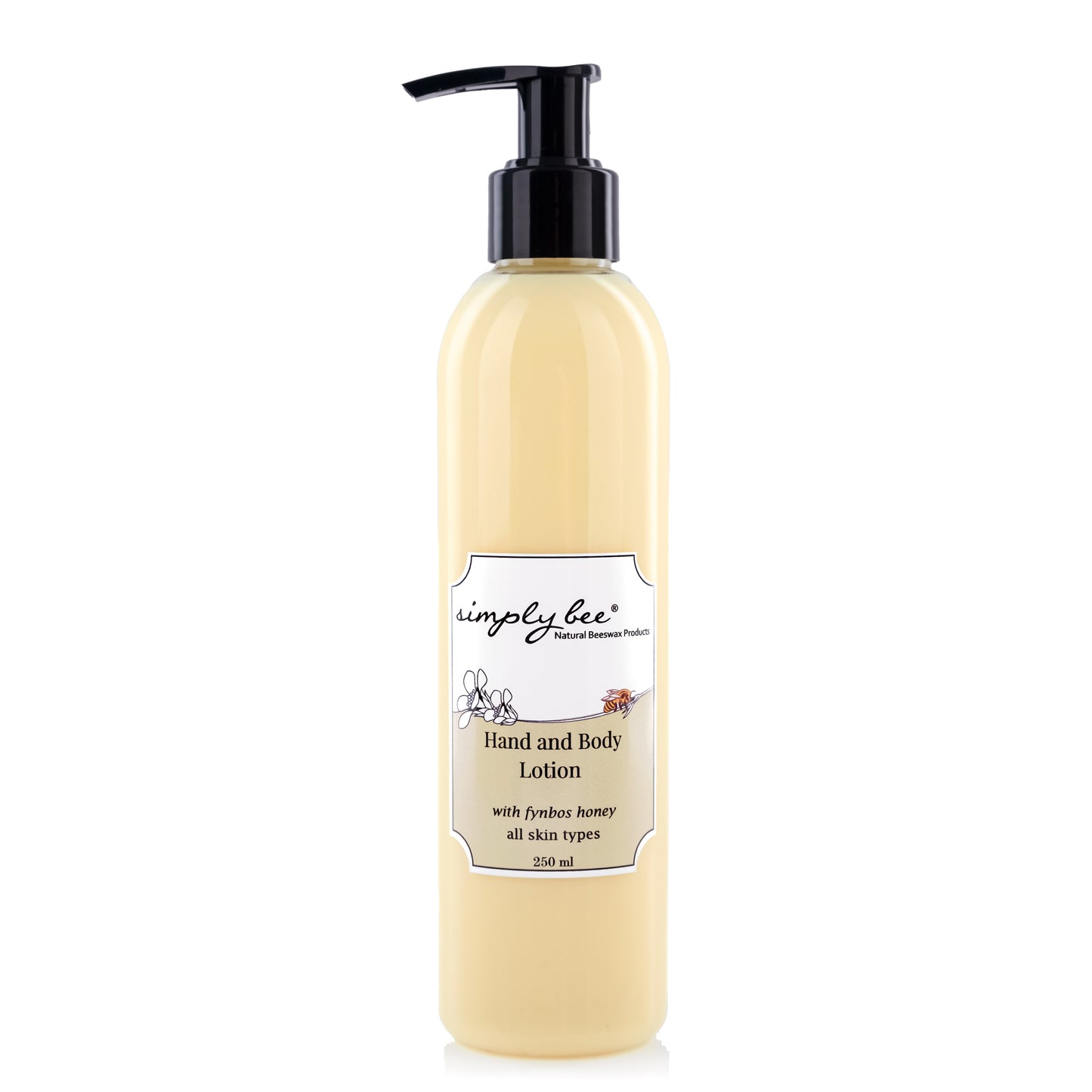 Hand and body lotion plastic 250ml