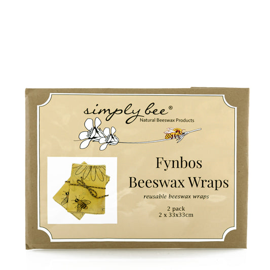 Daisy beeswax wrap 2-pack