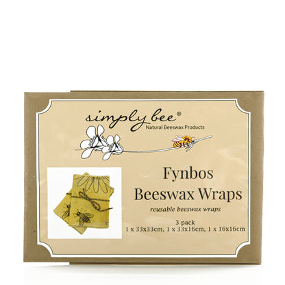 Daisy beeswax wrap 3-pack