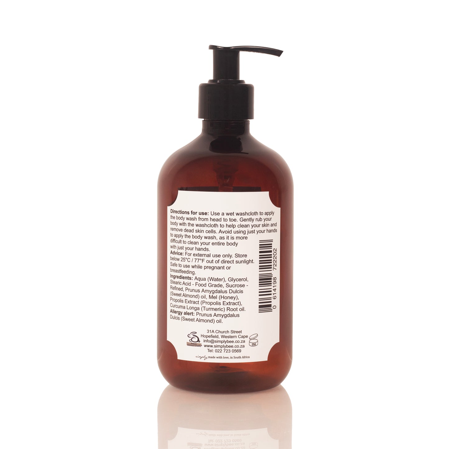 Body wash with fynbos honey 500ml