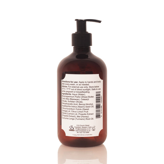 Body lotion with orange & lemon 500ml