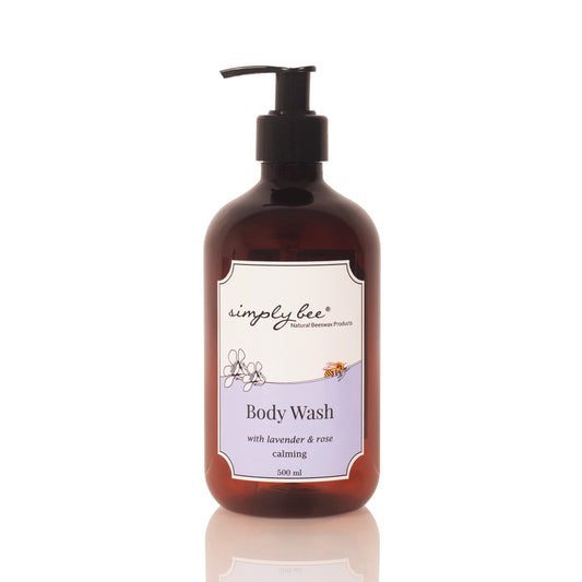 Body wash with lavender & rose 500ml
