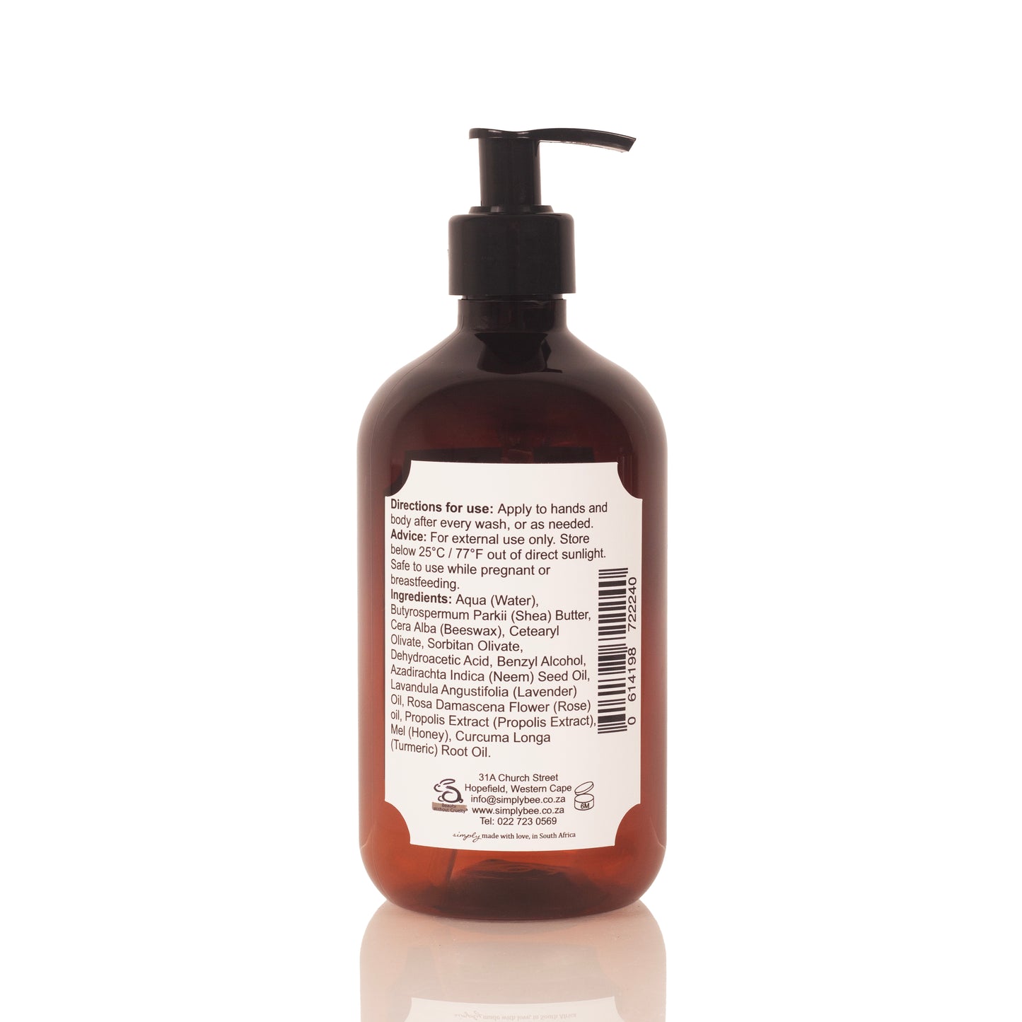 Body lotion with lavender & rose 500ml
