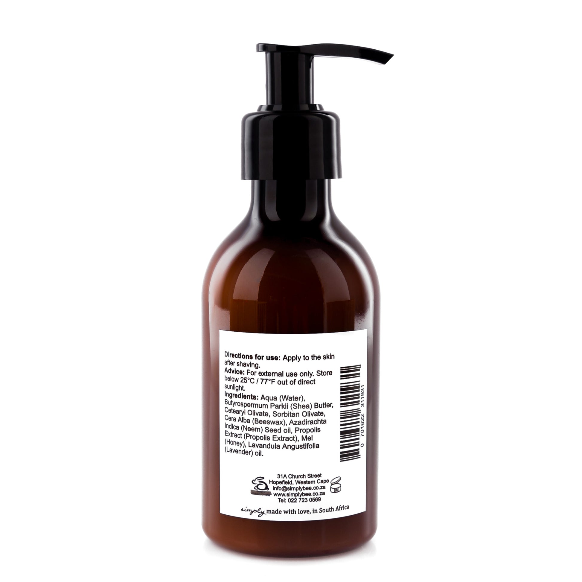 Mens moisturising lotion 200ml