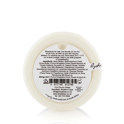 Body butter with jasmine and patchouli 250ml