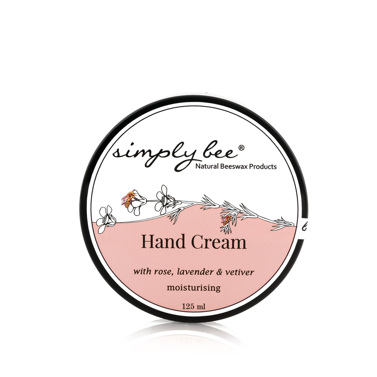 Hand cream with rose, lavender and vetiver 125ml