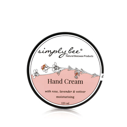 Hand cream with rose, lavender and vetiver 125ml