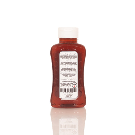 Pure fynbos honey squeeze bottle 500g