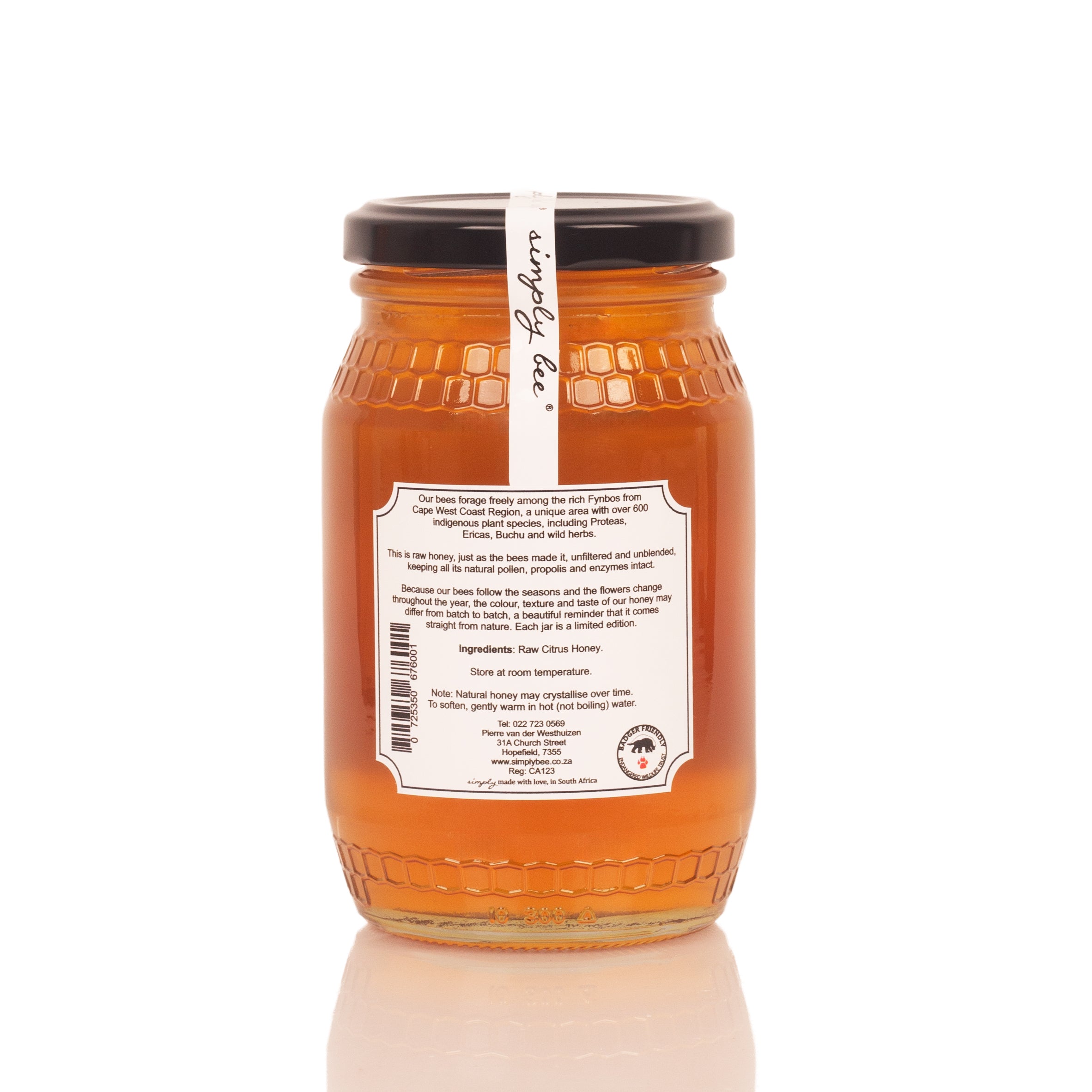 Raw citrus honey 500g – Simply Bee