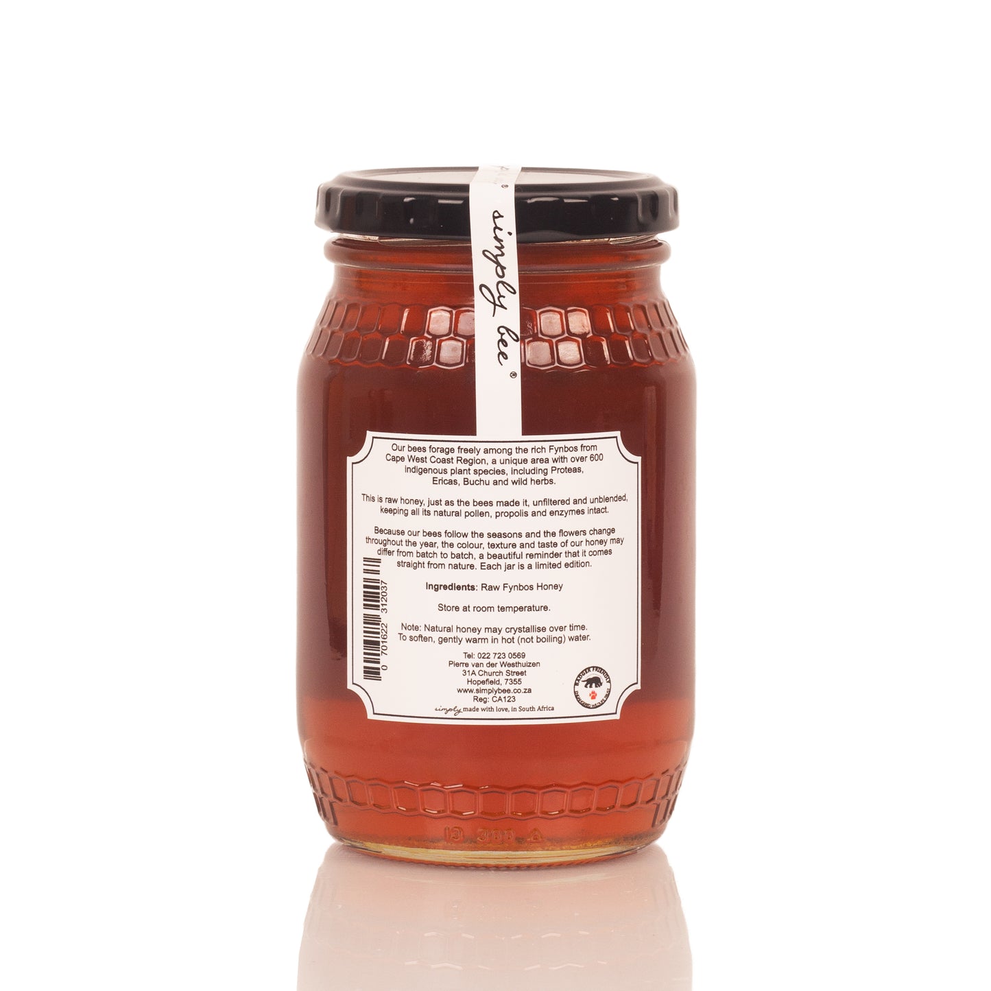 Raw fynbos honey 500g