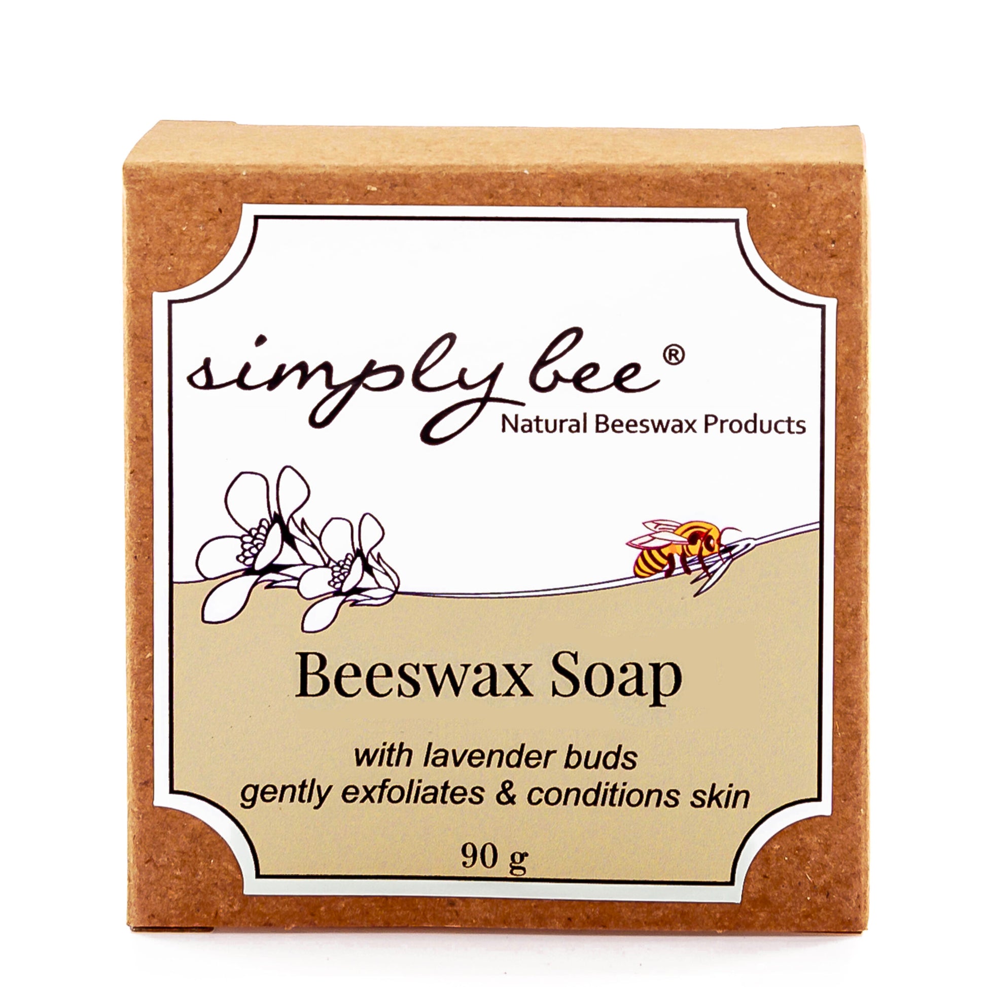 Dried lavender beeswax soap 90g