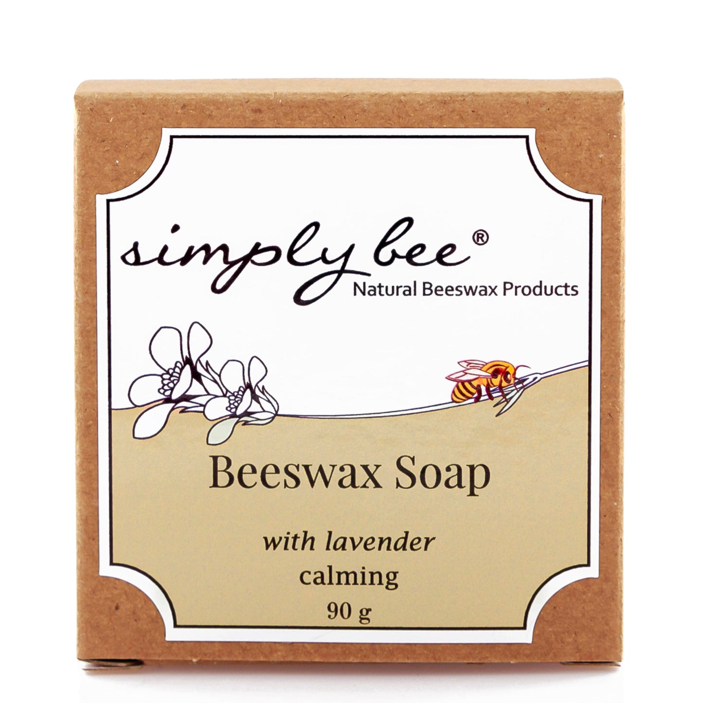 Lavender beeswax soap 90g