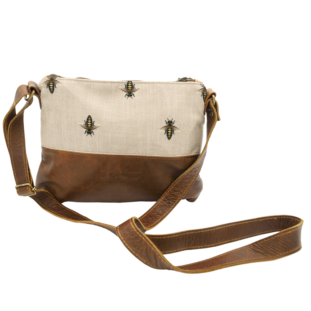 Leather sling bag