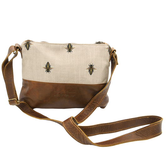 Leather sling bag
