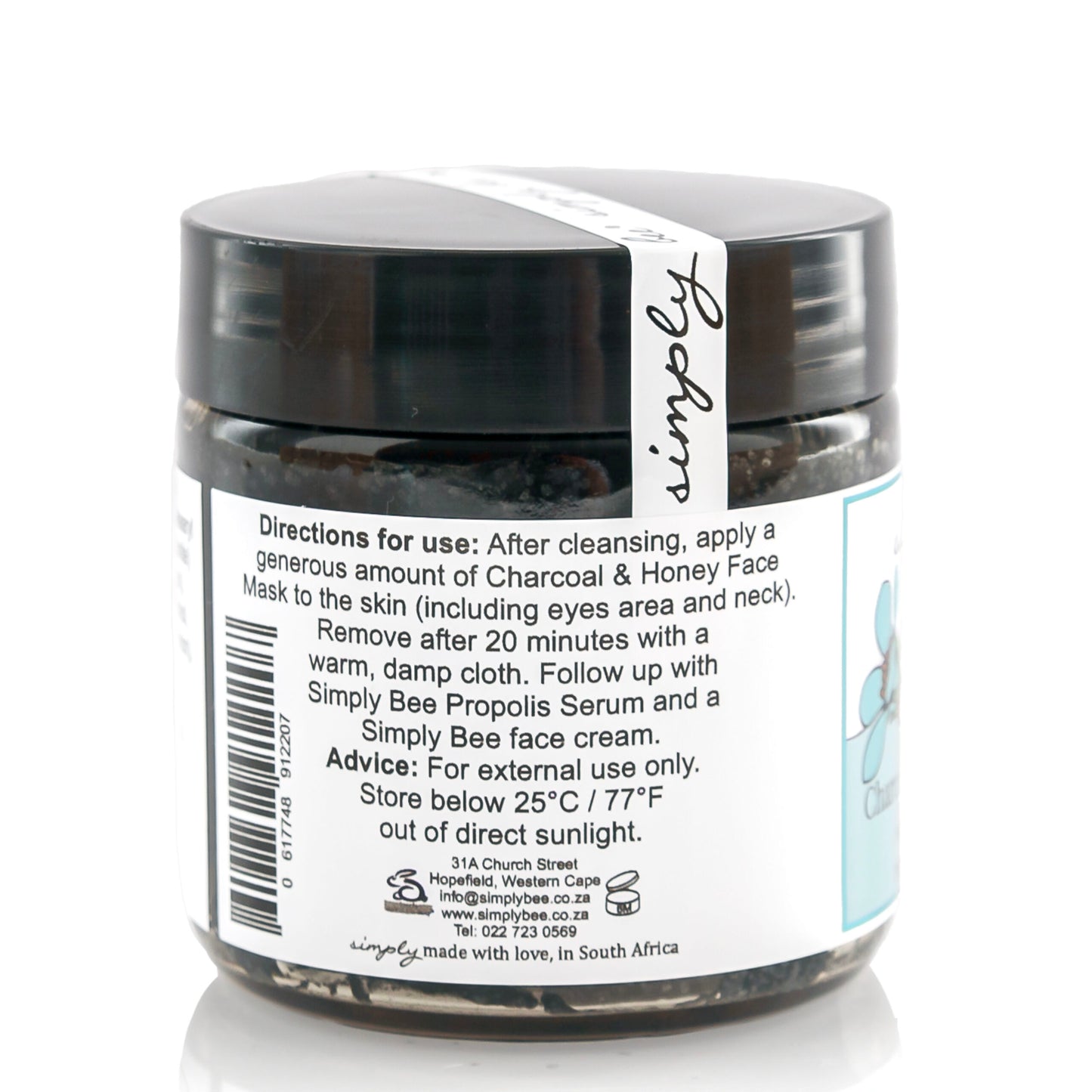 Teen charcoal and honey face mask 100ml