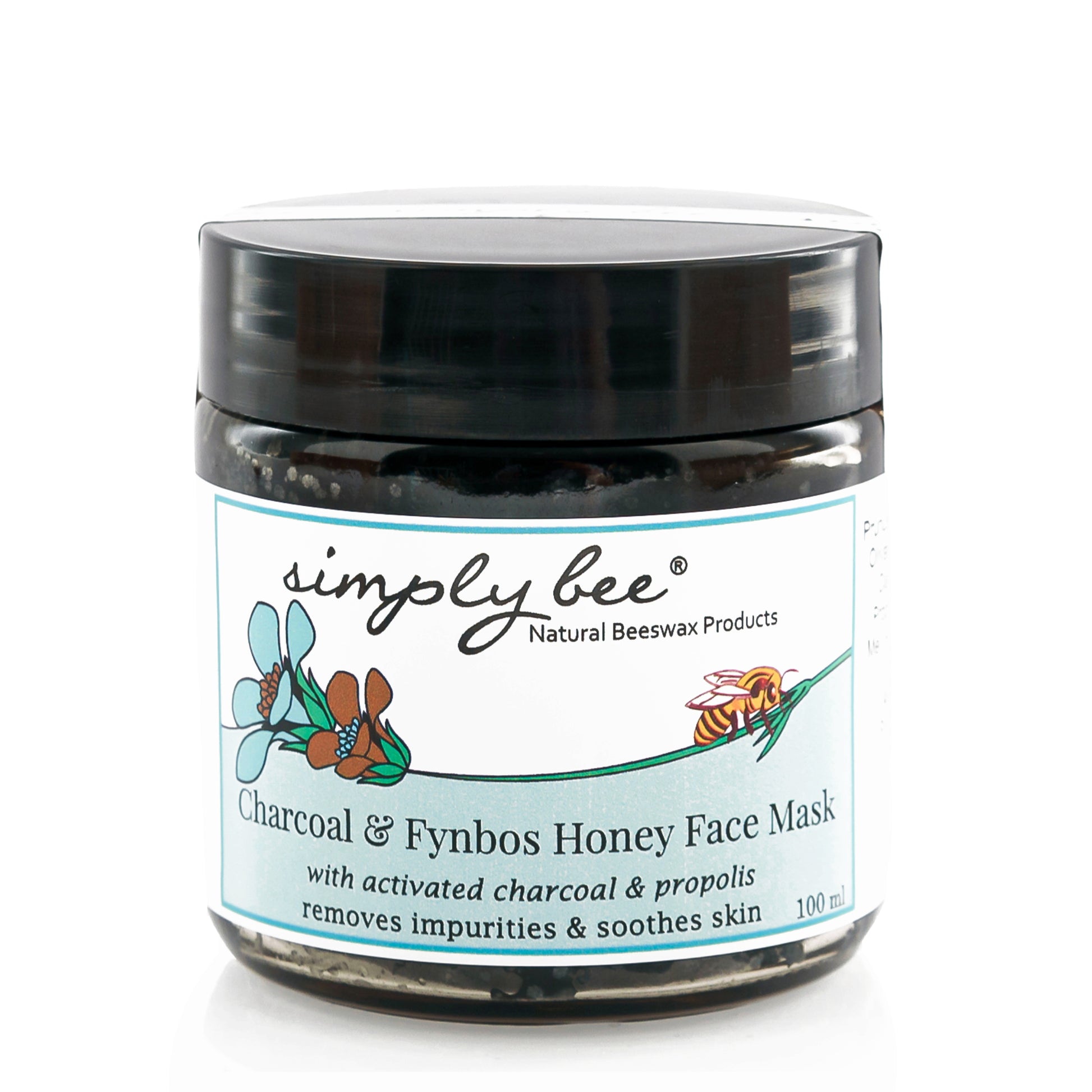 Teen charcoal and honey face mask 100ml