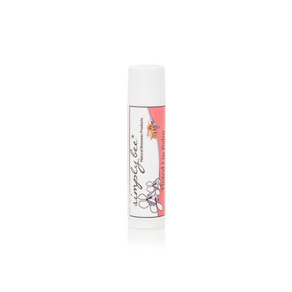 Cherry tinted lip balm stick