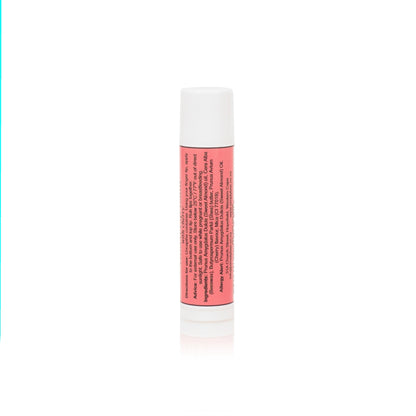 Cherry tinted lip balm stick